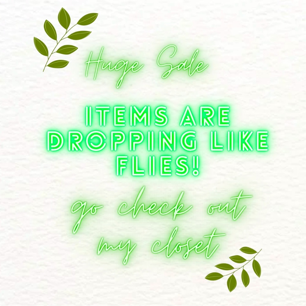 HUGE SALE HAPPENING NOW!💚🍃